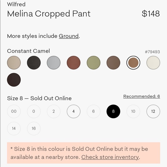 Atrizia Melina Cropped Pant (sold out online) - Picture 4 of 4